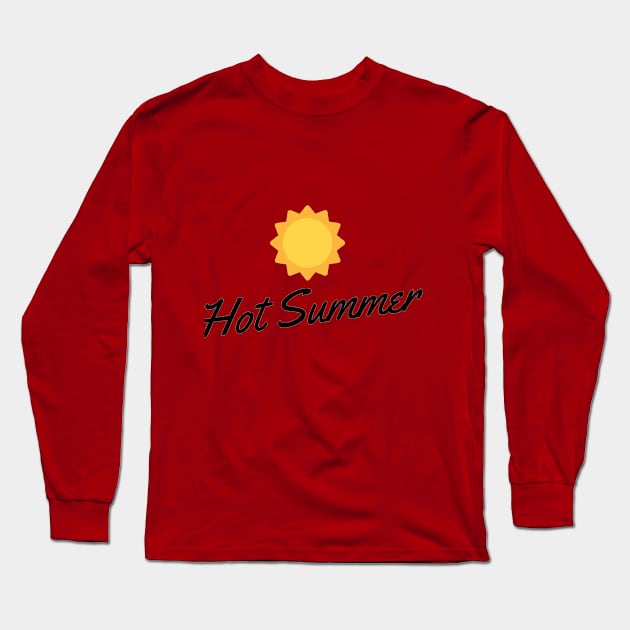 Hot Summer Long Sleeve T-Shirt by Essopza